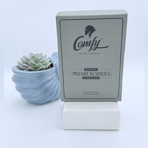 3 Comfy Shadow Stripe Mid-Calf Premium Socks- Mercerized Cotton NWT